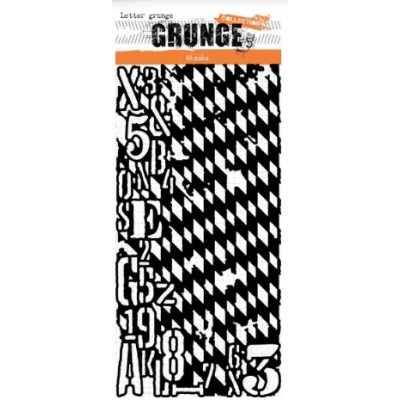  Studio Light - Stencil Collection Grunge «Letter grunge  NR. 110» 